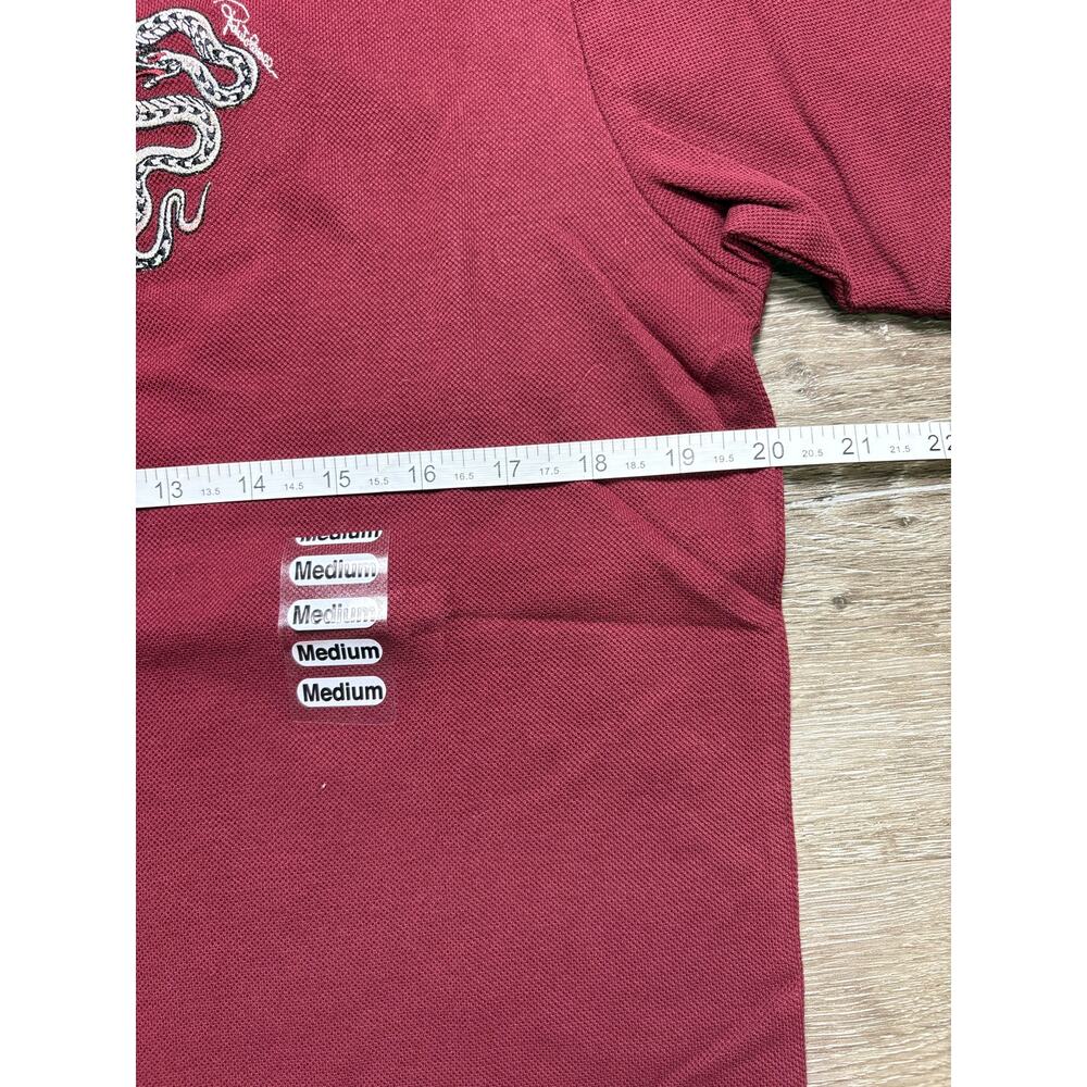 NWT COA Roberto Cavalli Men's Polo Snake Embroidery - Sz Med - Picture 7 of 8
